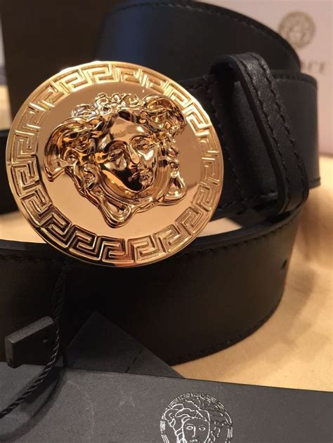 versace belt verification|authentic Versace logo.